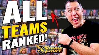 ONLY BUILD THESE TEAMS! ALL TEAMS RANKED S-Tier TO TRASH- April 2026 - Marvel Strike Force Tier List