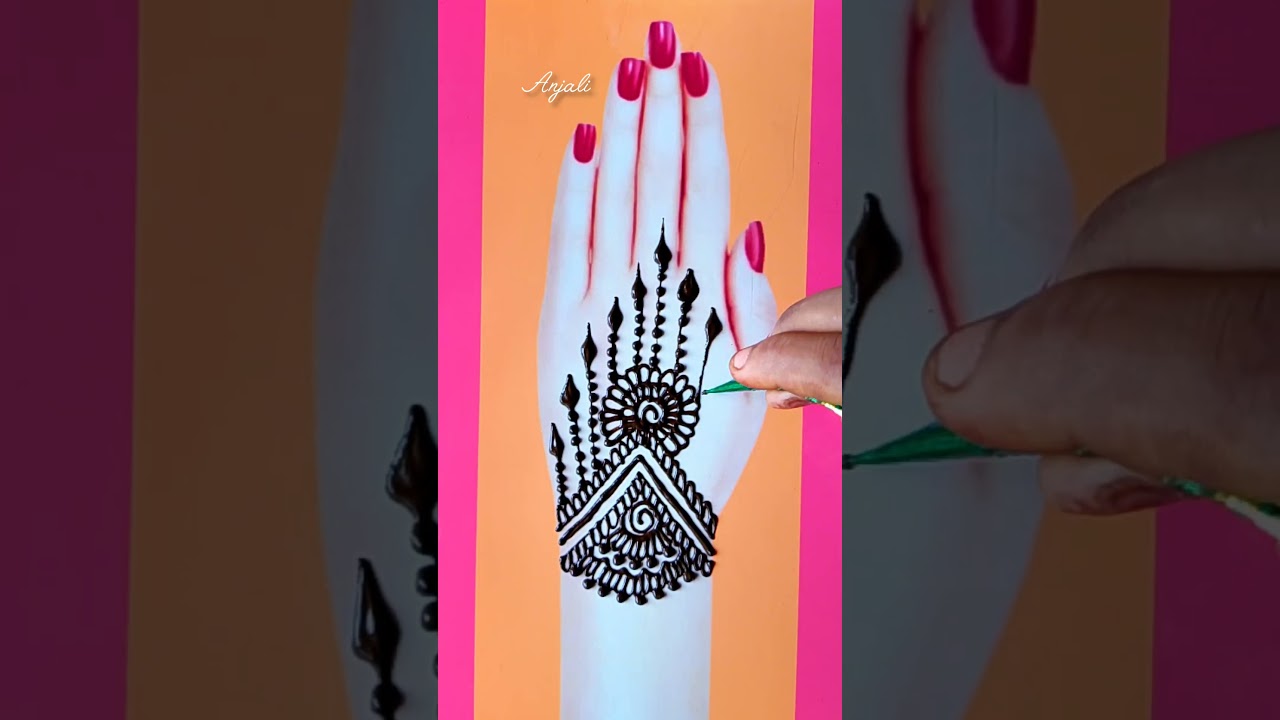 Mehndi Short Beautiful Mehndi Design 