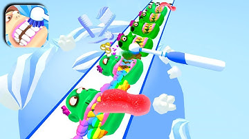 Teeth Runner! New Big Update Gameplay All Levels Walkthrough iOS,Android New Game Mobile A56HF