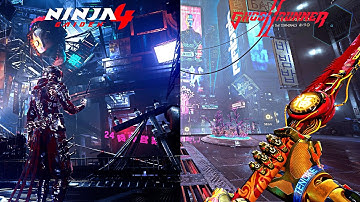 Cyberpunk Ninja vs Traditional Ninja – Ghostrunner 2 vs Ninja Gaiden 4 | Comparison