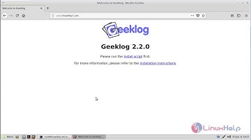 How to install Geeklog 2.2.0 on Linux Mint 18.3