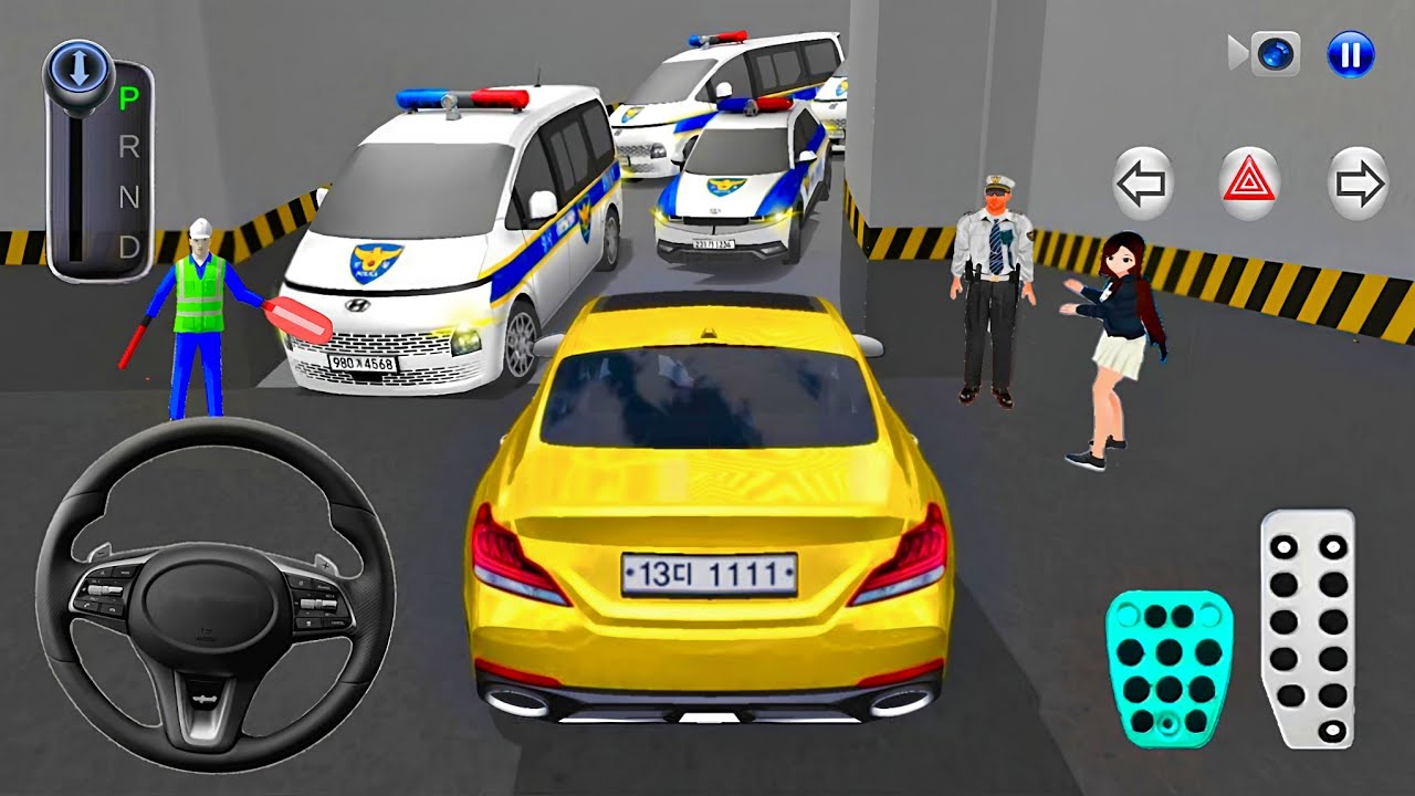 New Mercedes G63 Golden Car Stuck in Parking Garage🚘🅿️ 3D Driving Class 2025 - Android iOS Gameplay🎮