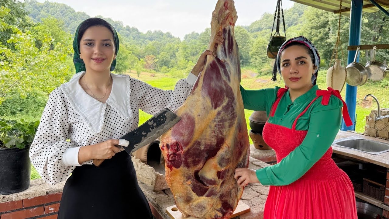 One hour cooking with beef, beef thigh and veal shank