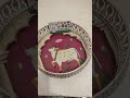 Moradabad Metal Handicrafts Manufactured Circular Metal picwai tray. This Tray is ideal for pooja.