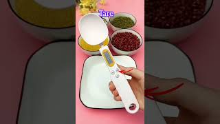 🛑 STOP Wasting Spices! 🌶️⚖️ | 🥄 Digital Spoon Scale ✨ |  #Shortsfeed #DigitalMeasuringScale #Gadgets