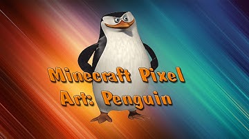 Minecraft Pixel Art: Penguin