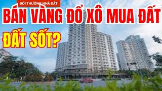 BÁN VÀNG ĐỔ XÔ ĐI MUA ĐẤT, ĐẤT SỐT LẠI SAO?