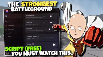 *BEST OP* STRONGEST BATTLE GROUND SCRIPT - AUTO KILL / AUTO BLOCK 🔥