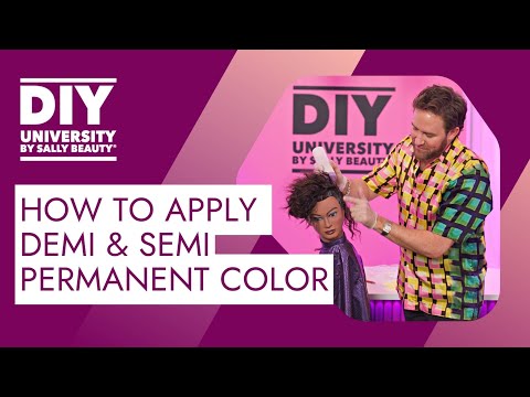 Video: Cum se aplică culoarea cvasipermanentă?
