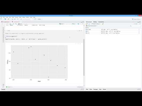 How to Construct a Simple Scatterplot Using ggplot2 in R. [HD]