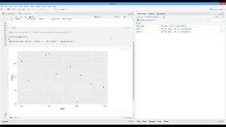 How to Construct a Simple Scatterplot Using ggplot2 in R. [HD]