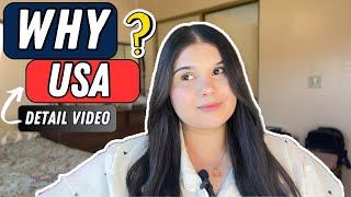 Why do you want to study in *USA* | DETAIL VIDEO ✅ #f1visainterview #usavisa #studentvisa