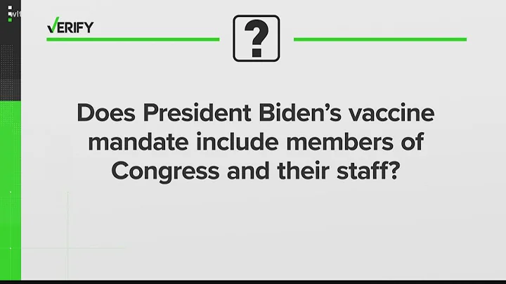 No, President Biden's vaccine mandate for federal workers does not apply to members of Congress and