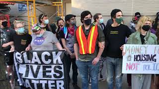 Marchers Who Want To Defund The Police Hold Grand Rapids Rally