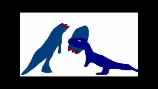 MDF-Piatnitzkysaurus vs Aucasaurus Dino Fights