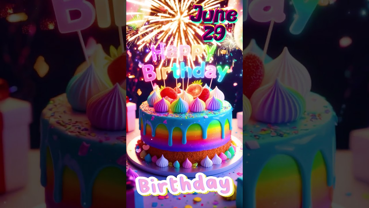 June 29th Have A Wonderful Day For You | Happy Birthday To You  