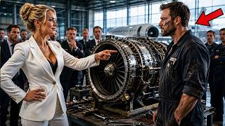 “Fix This Engine And I’m Yours,” The CEO Mocked—Then Her Sacked Mechanic Froze The Room!