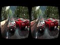 Lamborghini police chase 3D side by side 4K
