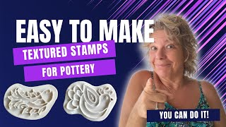 How to make bisque Stamps | Pottery Tips and Tricks