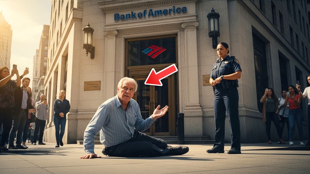 เจ้าของธนาคารไปถอนเงิน – พนักงานเตะเขาลงกับพื้น