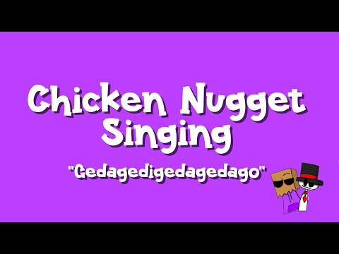 Chicken Nugget Singing “Gedagedigedagedago”  |  Mazzila Draws