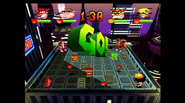 Crash Bash (PlayStation, 2000) Crate Crush