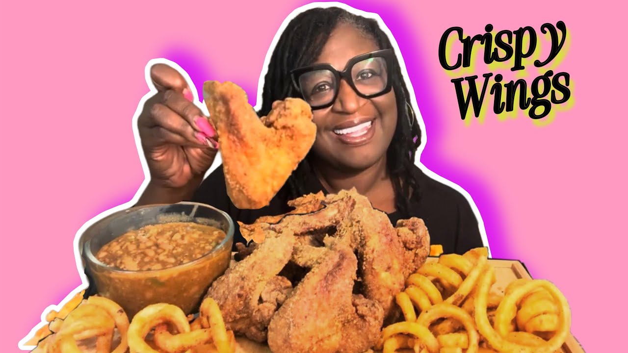 DELICIOUS FRIED CHICKEN WINGS | LET'S TALK ABOUT IT!! | EAT WITH ME | 먹방
