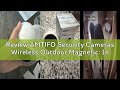 Review AMTIFO Security Cameras Wireless Outdoor Magnetic: Install-Free Smart Indoor 2K WiFi - Long B