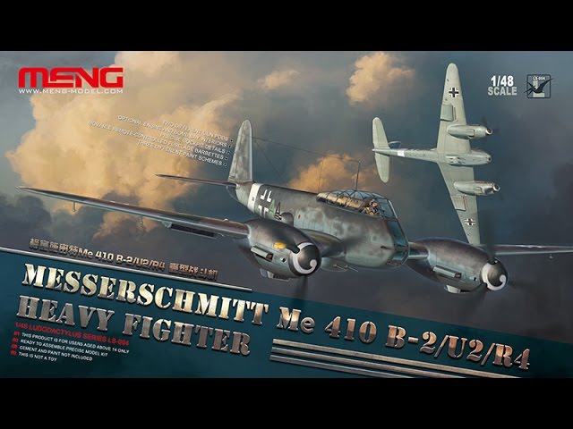 Meng Models : Me 410 : 1/48 Scale Model : In Box Review - YouTube