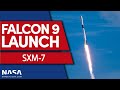 SpaceX Launches SXM-7 Mission on Falcon 9