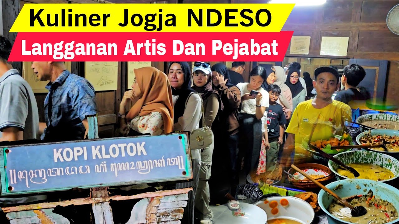 MENUJU WARUNG KOPI KLOTOK JOGJA KULINER NDESO PALING RAMAI DAN VIRAL DARI MALIOBORO YOGYAKARTA