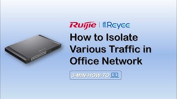 【3min-how-to】2. How to Isolate Various Traffic in Office Network?