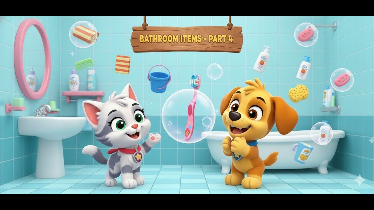 Home Objects Around Us | Part 4 | Learning Videos for Kids | Tiny Tales Garden