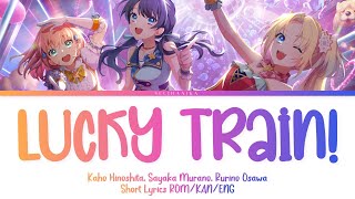 Lucky Train Kaho, Sayaka, Rurino Aikatsu X Love Live Hasunosora Short Lyrics Romkaneng