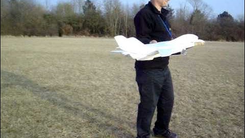 RC Foam F14 crash