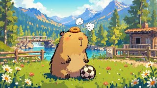 Capybara’s Emotional Football Match⚽ Good Mood Lofi Hip Hop & Morning Vibes ~ Relax With My Capybara screenshot 5