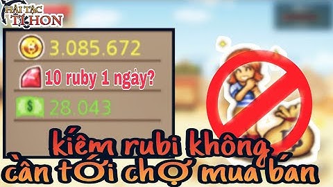 HTTH - 2 Cách Kiếm Rubi Cho Dân Cày Đơn Giản Không Cần Tới Chợ Mua Bán - Hải Tặc Tí Hon