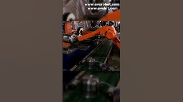 Industrial Robot Polishing and Handling Cookware  #industrialrobots #polishing #loadandunloadrobots