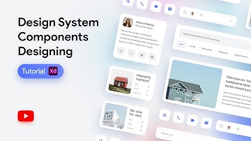 Design System Components designing tutorial | adobe xd | UI Components | Design System