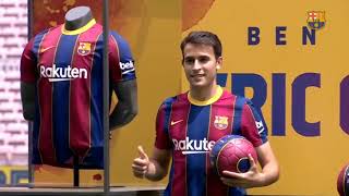Eric Garcia Official Presentation As Barcelona Player