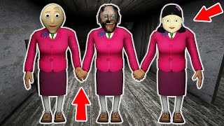 Scary Teacher 3D vs Granny vs Baldi vs Squid Game - funny horror animation (60 min funny episodes)