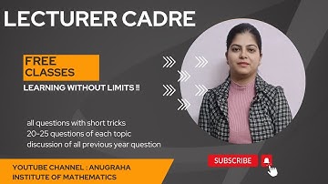how to crack lecturer cadre maths exam of Punjab  / lecturer cadre / Sagrika Walia / short tricks