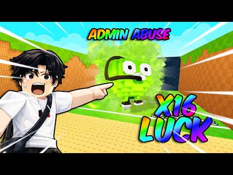 x16 SERVER LUCK TAPI CUMA DAPAT 1 ETERNAL?! - Kick a lucky block