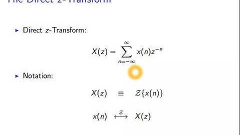 DSP - Z Transform
