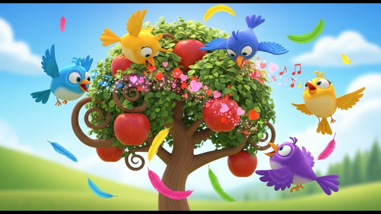Apple Tree Song – How Many Apples Fall Down | Fun Counting Song for ...