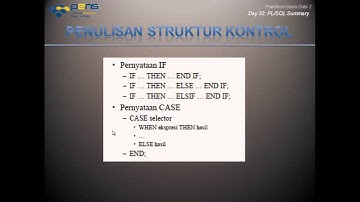 Praktikum 32 - PLSQL SUMMARY