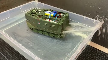 Warthog AIFV custom RC conversion - Maneuvering with jets