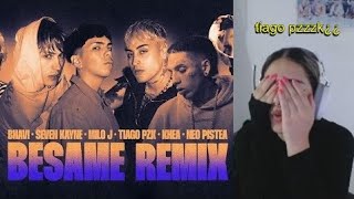 REACCIÓN A BESAME REMIX