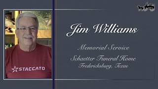 Jim Williams - Memorial Service