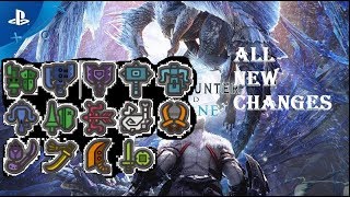 Monster Hunter IceBorne  ( ALL Weapon Changes )